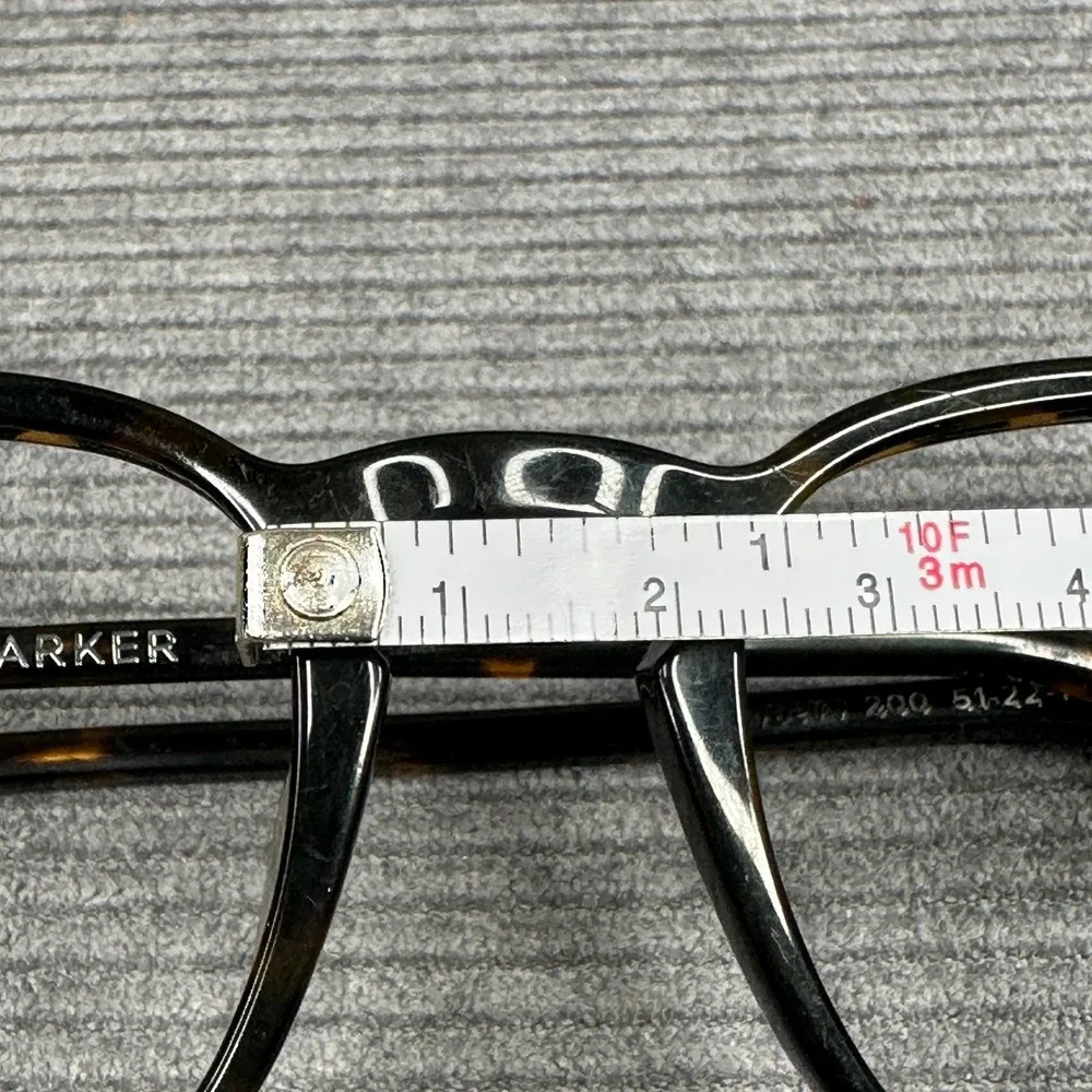Warby‎ Parker Beckett Y2K Eyeglasses Whiskey Tortoise  Round Square Frames 51mm